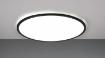 Immagine di Plafoniera a Scomparsa Rotonda Bordo Nero Scott Led Antiabbagliamento 3000k - 6500k Trio Lighting