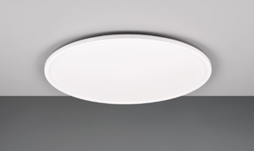 Immagine di Plafoniera Bianca Rotonda a Scomparsa Scott Led Antiabbagliamento 3000k - 6500k Trio Lighting