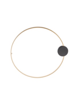 Immagine di Plafoniera Anello Ottone 60 cm Led 20w 3000k Atom Smarter Lighting