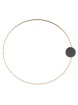 Immagine di Plafoniera Anello Ottone 80 cm Led 23w 3000k Atom Smarter Lighting