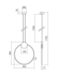 Immagine di Sospensione Moderna Anello Ottone Led 11w 3000k Atom Smarter Lighting