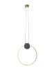 Immagine di Sospensione Moderna Anello Ottone Led 11w 3000k Atom Smarter Lighting