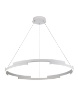 Immagine di Lampadario Castle Anello Bianco 80 cm Led 45w Dimmerabile Smarter