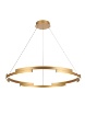 Immagine di Lampadario Design Castle Cerchio Oro 80cm Led 45w Dimmerabile Smarter