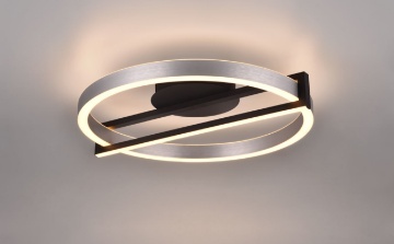 Immagine di Plafoniera Moderna Rotonda Thompson Led Dimmer Rgbw Ø52 cm Trio Lighting 