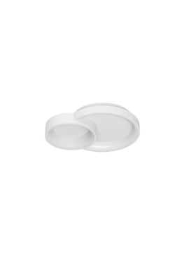 Immagine di Plafoniera Soffitto Cerchi Led CCT 40w Switch Dimmer Combi Bianco Smarter Lighting
