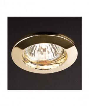 Immagine di Faretto Rotondo Fisso Da Incasso Elc 146 Oro 79 mm Smarter Lighting