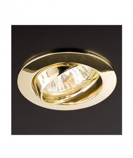 Immagine di Faretto Incasso Rotondo Orientabile Elc 229 Oro 82 mm Smarter Lighting