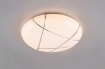 Immagine di Plafoniera Bianca Rotonda Tibor Led CCT Switch Dimmer con Molteplici Funzioni Trio Lighting