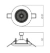 Immagine di Faretto Da Incasso Rotondo 81 mm Elc 307 Cromo GU10 Smarter Lighting