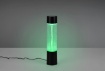 Immagine di Lumetto Tornado Cilindro Nero con Effetto Vortice Led Rgbw Ø7 cm Trio Lighting