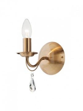 Immagine di Applique Vintage Ottone Anticato Fabiola Smarter Lighting