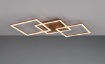 Immagine di Plafoniera Applique Moderna Color Caffè Trail Orientabili Led 3000k Trio Lighting 
