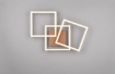 Immagine di Plafoniera Applique Moderna Color Caffè Trail Orientabili Led 3000k Trio Lighting 