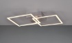 Immagine di Plafoniera Applique Trail Led Design Quadrati Orientabili Alluminio Trio Lighting  