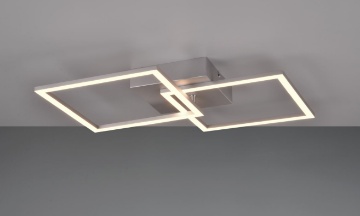 Immagine di Plafoniera Applique Trail Led Design Quadrati Orientabili Alluminio Trio Lighting  