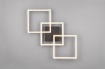 Immagine di Plafoniera Applique Moderna Trail Nero Quadrati Led Orientabili Trio Lighting