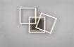 Immagine di Plafoniera Applique Moderna Trail Nero Quadrati Led Orientabili Trio Lighting