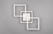 Immagine di Lampada Bianca da Parete o Soffitto Design Quadrati Led 4000k Orientabili Trail Trio Lighting
