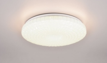 Immagine di Lampada Led Parete Soffitto Vega Bianco Effetto Stelle Glitterate Ø33 cm Trio Lighting 