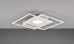 Immagine di Lampada Bianca da Parete o Soffitto Quadrati Led Dimmer CCT con Telecomando Via Trio Lighting