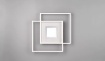 Immagine di Lampada Bianca da Parete o Soffitto Quadrati Led Dimmer CCT con Telecomando Via Trio Lighting