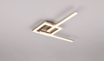 Immagine di Lampada Nichel da Parete o Soffitto Bacchette Girevoli Led 3000k Viale Trio Lighting