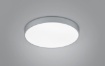 Immagine di Plafoniera Moderna Rotonda Nichel Led Dip Switch Waco Ø49 cm Trio Lighting 