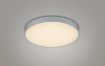 Immagine di Plafoniera Moderna Rotonda Nichel Led Dip Switch Waco Ø49 cm Trio Lighting 