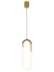 Immagine di Sospensione Per Comodino Camera Da Letto Led Dimmerabile Latium Ottone Smarter