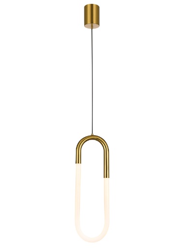 Immagine di Sospensione Per Comodino Camera Da Letto Led Dimmerabile Latium Ottone Smarter