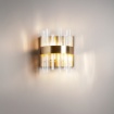 Immagine di Applique Stile Contemporaneo Ottone Antico Con Canne Vetro Lido Smarter