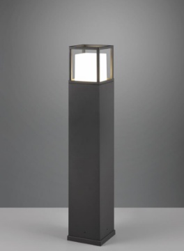 Immagine di Palo Alto da Giardino Antracite per Esterno Led Dip Switch Witham IP54 Trio Lighting