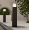 Immagine di Palo Alto da Giardino Antracite per Esterno Led Dip Switch Witham IP54 Trio Lighting