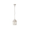 Immagine di Sospensione Da Esterno Lanterna Classica Bianca Oro IP44 E27 Melton Smarter