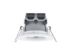 Immagine di Faretto Bianco Led da Incasso Rotondo Ø8,5 cm Zagros IP65 Trio Lighting