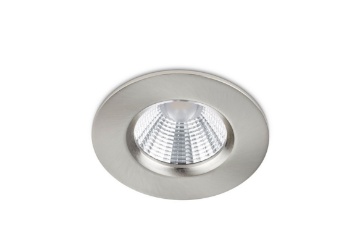 Immagine di Faretto da Incasso Nichel Led Rotondo Ø8,5 cm Zagros IP65 Trio Lighting