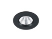 Immagine di Faretto Nero per Esterno Led da Incasso Rotondo Zagros Ø8,5 cm IP65 Trio Lighting