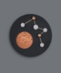 Immagine di Plafoniera Nero e Caffè Effetto Luna e Pianeti Led Antiabbagliamento Switch Dimmer CCT Zodiac Trio Lighting 