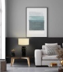 Immagine di Lume Da Tavolo Almeria 1xE27 Base Ceramica Nera e Paralume Bianco Ø40 cm ACB 