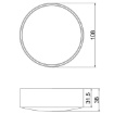 Immagine di Faretto Soffitto Esterno Rotondo Ania Led 6w 3000k IP65 ACB
