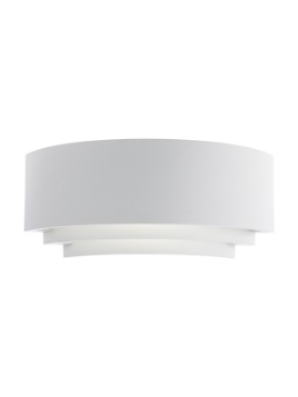 Immagine di Applique Fascia Plastica Bianca Luce Sopra e Sotto Peg Smarter