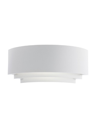 Immagine di Applique Fascia Plastica Bianca Luce Sopra e Sotto Peg Smarter
