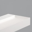 Immagine di Applique Rettangolo Bianco Monoemissione Led Decorativo Brick L20,5cm ACB