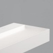 Immagine di Applique Bianca Rettangolare Led Verso Su Brick L 55,6 ACB