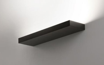 Immagine di Applique Moderna Rettangolo Nero Led 56w Verso Sopra Brick ACB