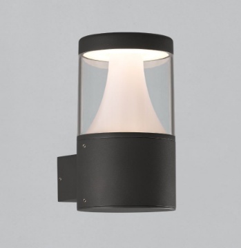 Immagine di Applique Led Cilindro Antracite per Esterno Brisk IP65 ACB