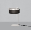Immagine di Lume Moderno Bianco con Paralume Nero 1xE27 Clip ACB