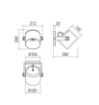 Immagine di Applique Industrial Legno Metallo Nero E27 Direzionabile Pooh Smarter