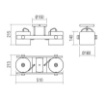 Immagine di Plafoniera Legno Metallo Nero Industrial 2 Luci Direzionabili E27 Pooh Smarter